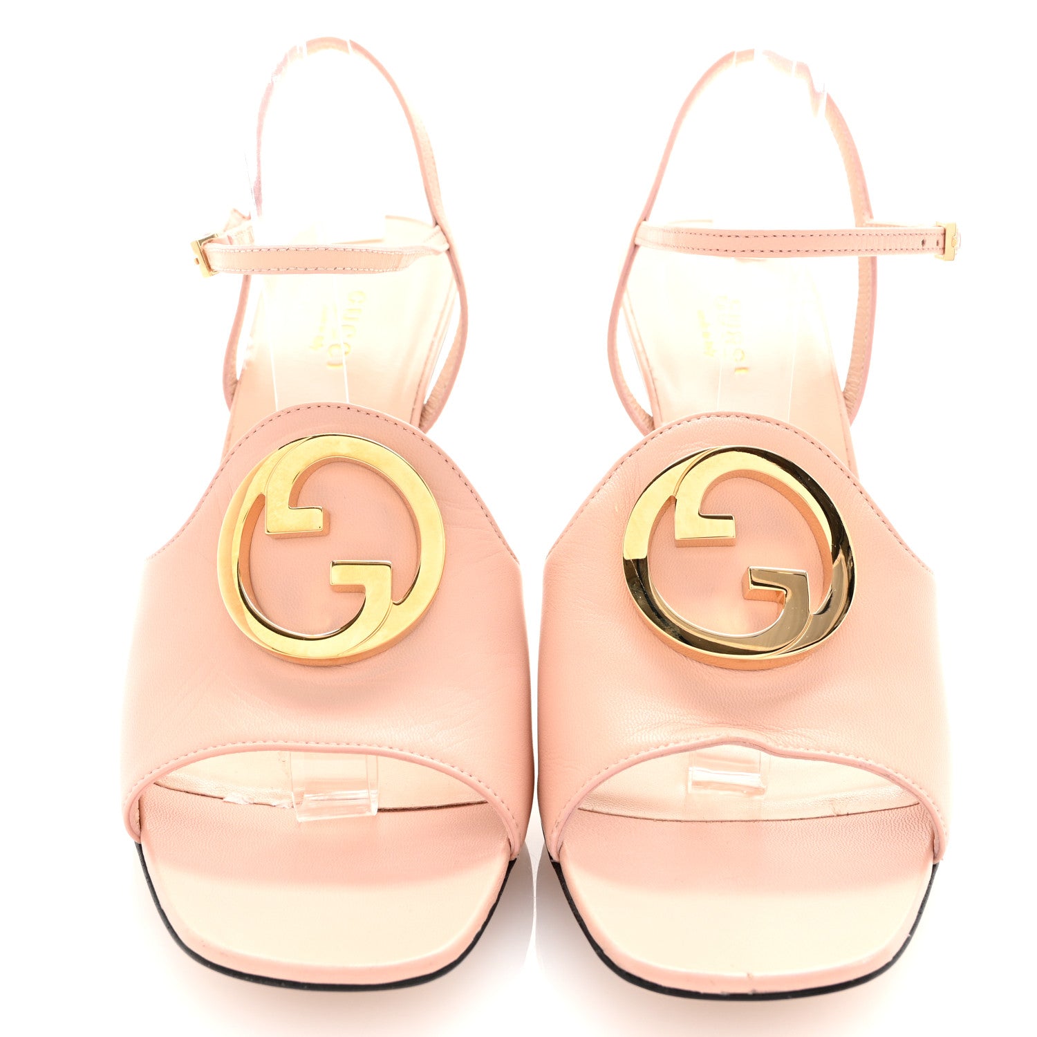 Gucci Malaga Kid Blondie 85mm Slingback Sandals 40 Pastel Pink 3 of 9