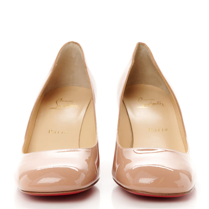 Christian Louboutin Patent Cadrilla 70 Pumps 38.5 Nude 2 of 8