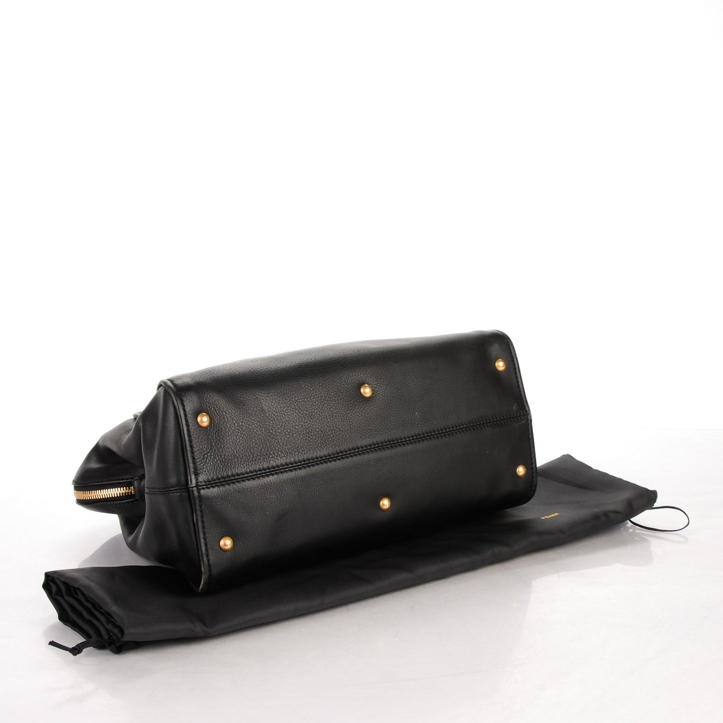 Vitello Dolce Marmol Large Chameleon Tote Black