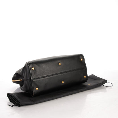 Fendi Vitello Dolce Marmol Large Chameleon Tote Black 4 of 7