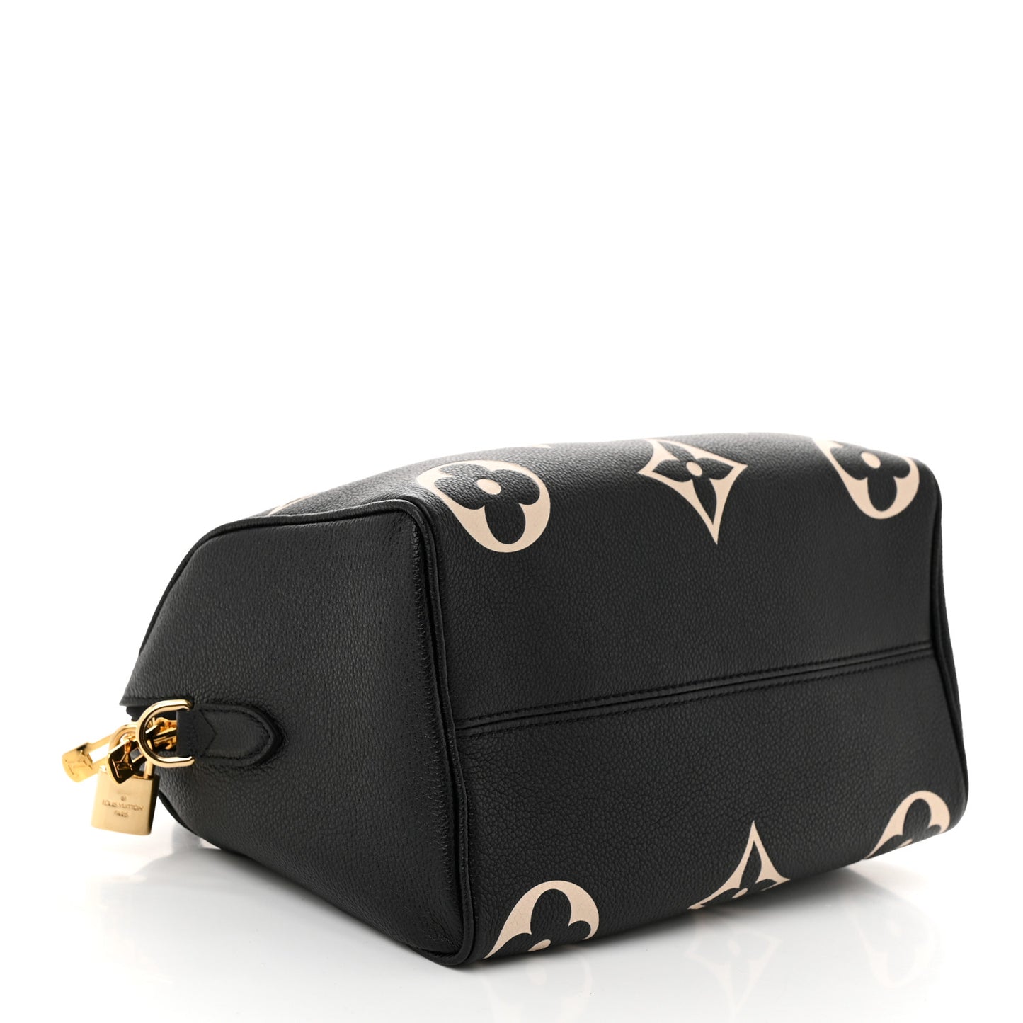 Empreinte Monogram Giant Speedy Bandouliere 25 Black Beige