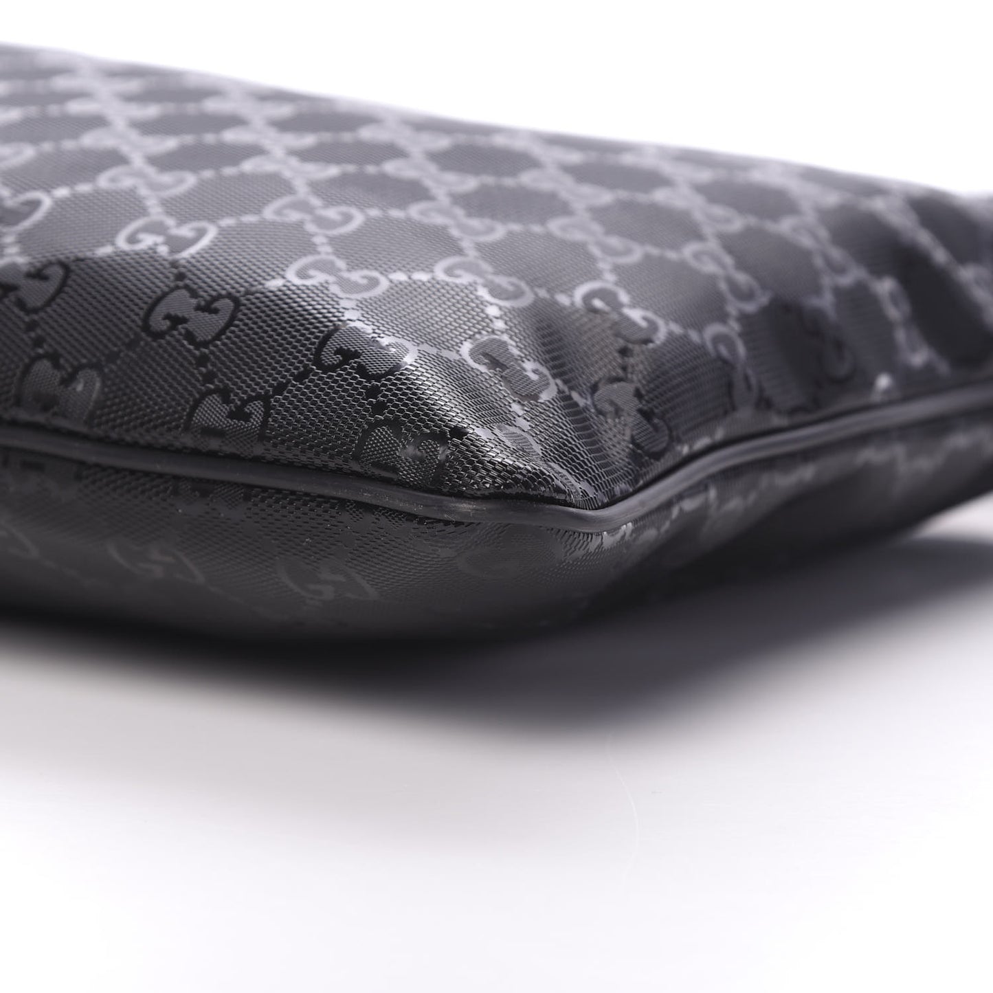 Imprime Monogram Medium Flat Messenger Bag Black