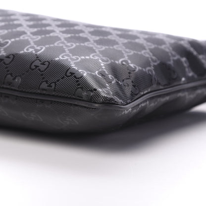 Gucci Imprime Monogram Medium Flat Messenger Bag Black 9 of 9