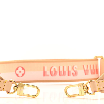 Louis Vuitton Jacquard Speedy Bandouliere 20 Shoulder Strap Pink Orange 3 of 3
