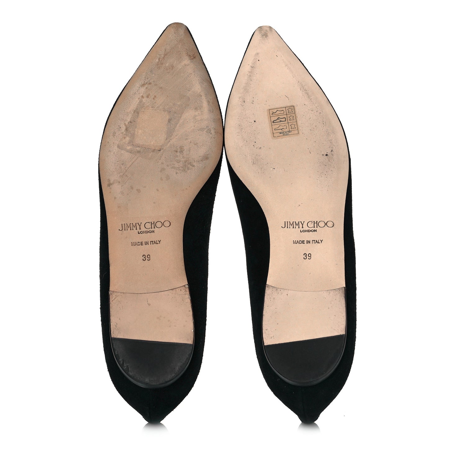 Suede Romy Flats 39 Black