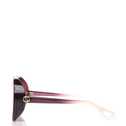 Gucci Round Sunglasses GG0367S Purple Red 3 of 6