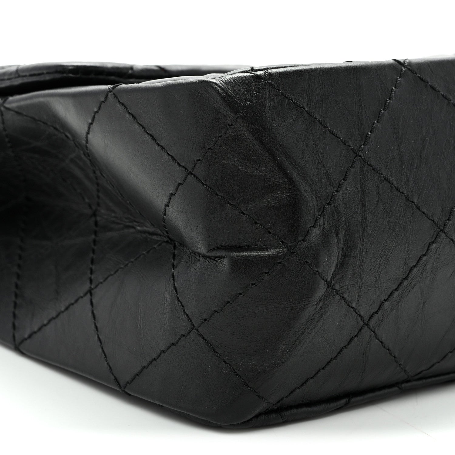 Chanel Aged Calfskin Quilted 2.55 Reissue 227 Flap Black 9 of 10
