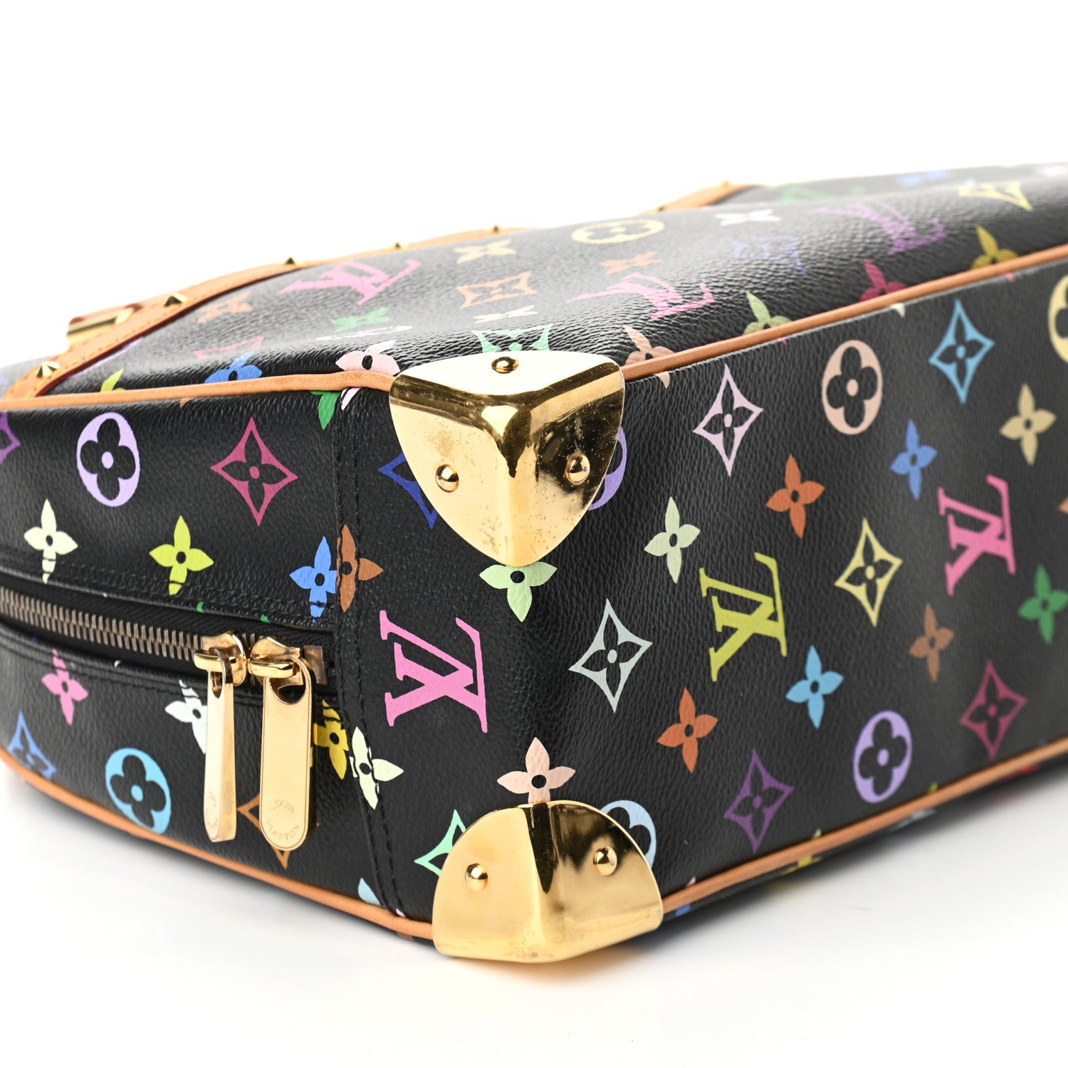 Louis Vuitton Monogram Multicolor Trouville Black 6 of 7