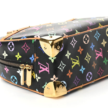 Louis Vuitton Monogram Multicolor Trouville Black 6 of 7