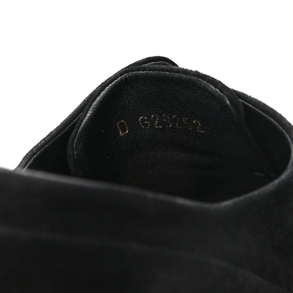 Chanel Suede Cap Toe Lace Up Booties 41 Black 9 of 9