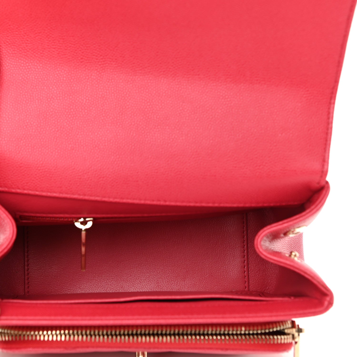 Chanel Caviar Quilted Small Business Affinity Flap Red 5 of 14