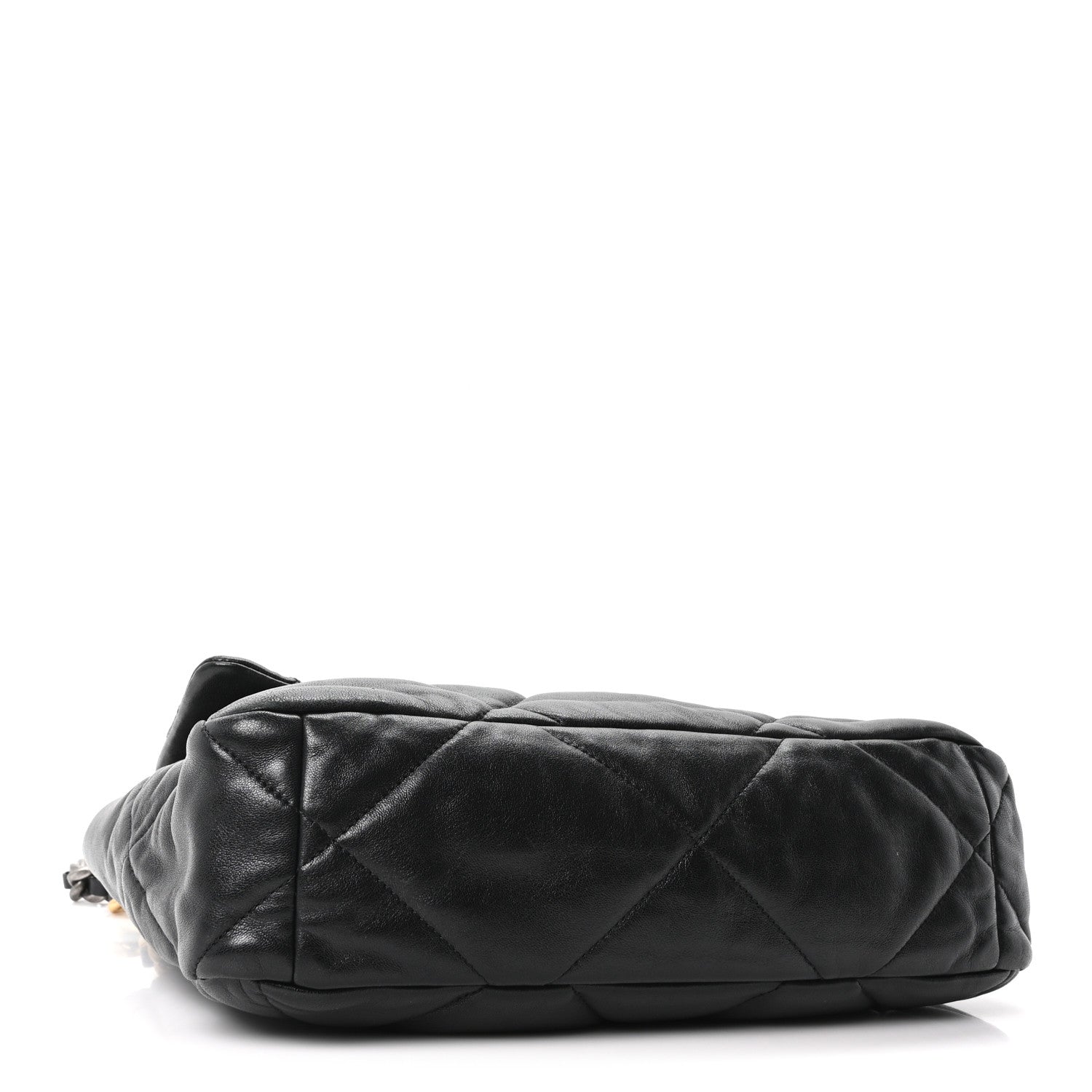 Chanel Lambskin Quilted Large Chanel 19 Flap Black Black 4 of 10
