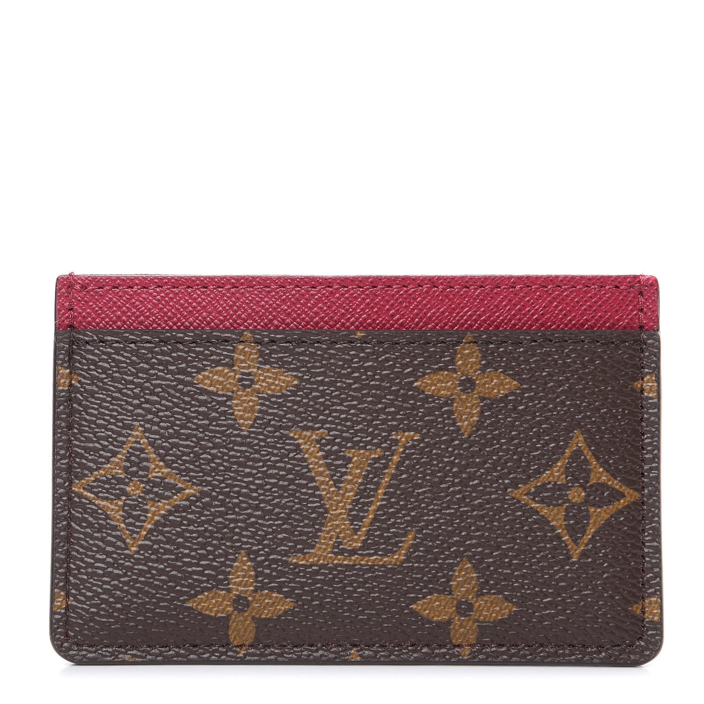 Monogram Card Holder Fuchsia