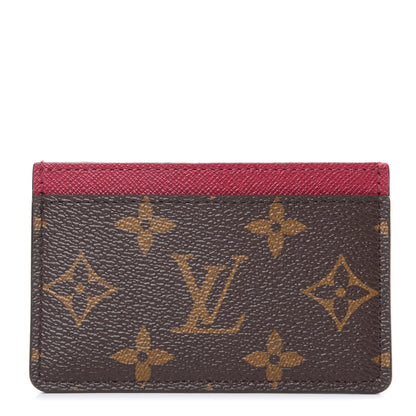 Louis Vuitton Monogram Card Holder Fuchsia 1 of 7