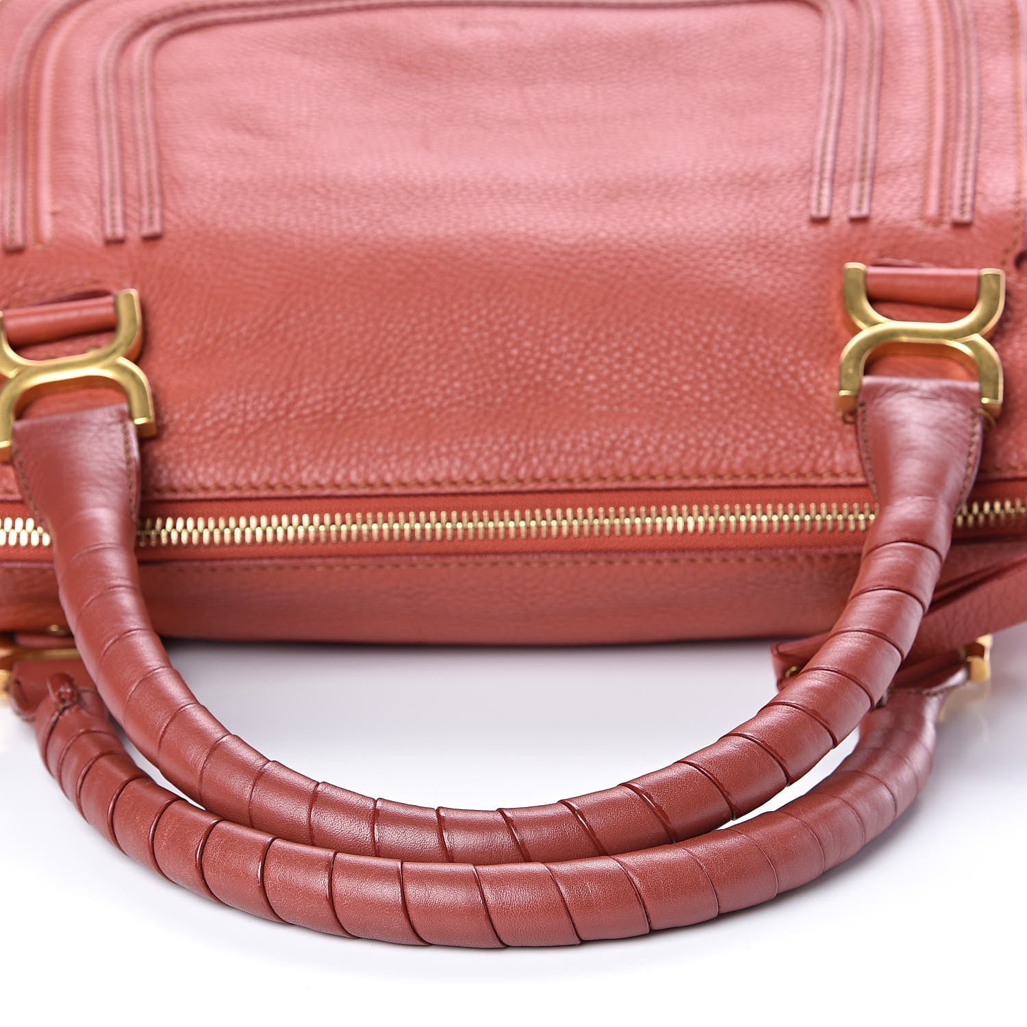 Chloe Calfskin Large Marcie Satchel Maple Leaf 13 of 19