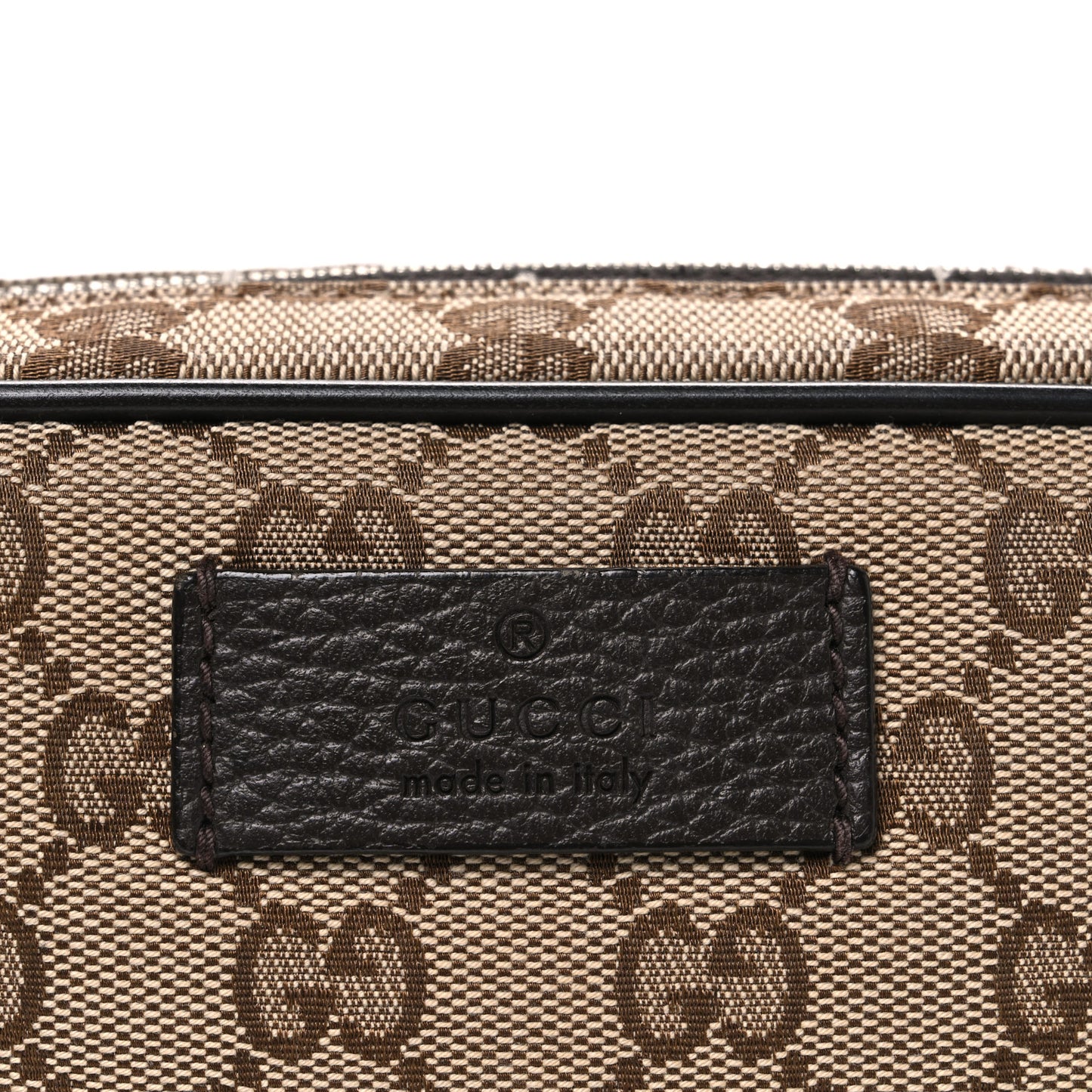 Monogram Belt Bag Dark Brown