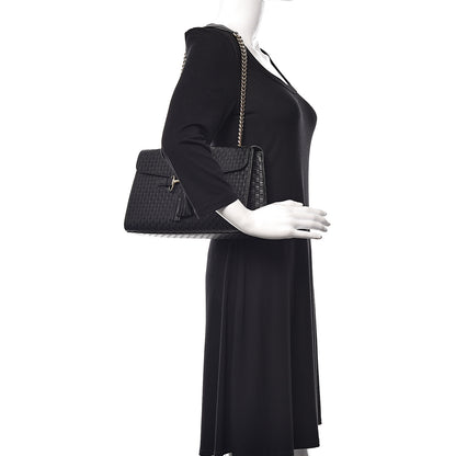 Gucci Microguccissima Medium Emily Chain Shoulder Bag Black 2 of 14