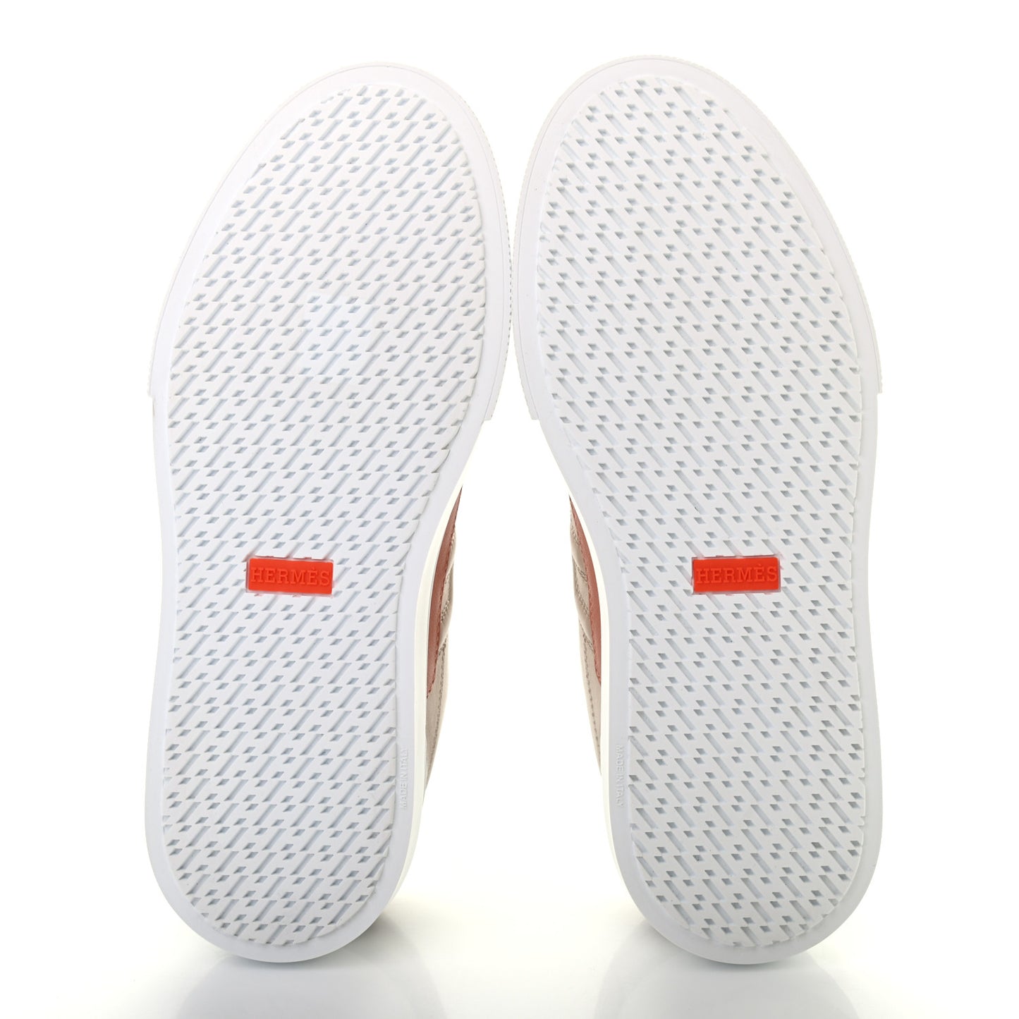 Calfskin Deep Sneakers 37.5 Multicolor White Gold