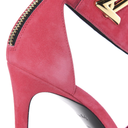 Louis Vuitton Suede Twist Sandals 37 Fuchsia 12 of 13