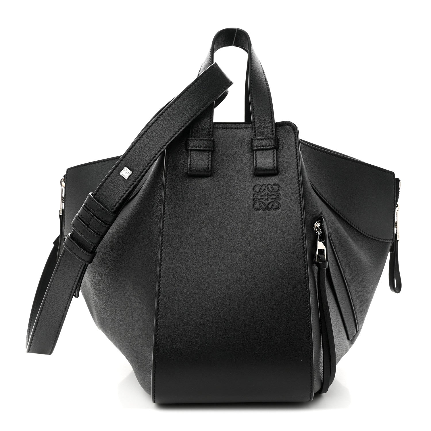 Loewe Calfskin Small Hammock Shoulder Bag Black 1 of 12