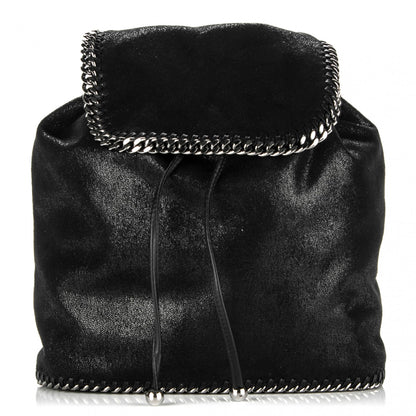 Stella McCartney Shaggy Deer Falabella Backpack Black 1 of 8