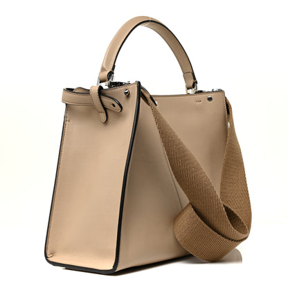 Fendi Vitello Seta Light Camoscio Medium Peekaboo X-Lite Amido Ciclamino 3 of 12