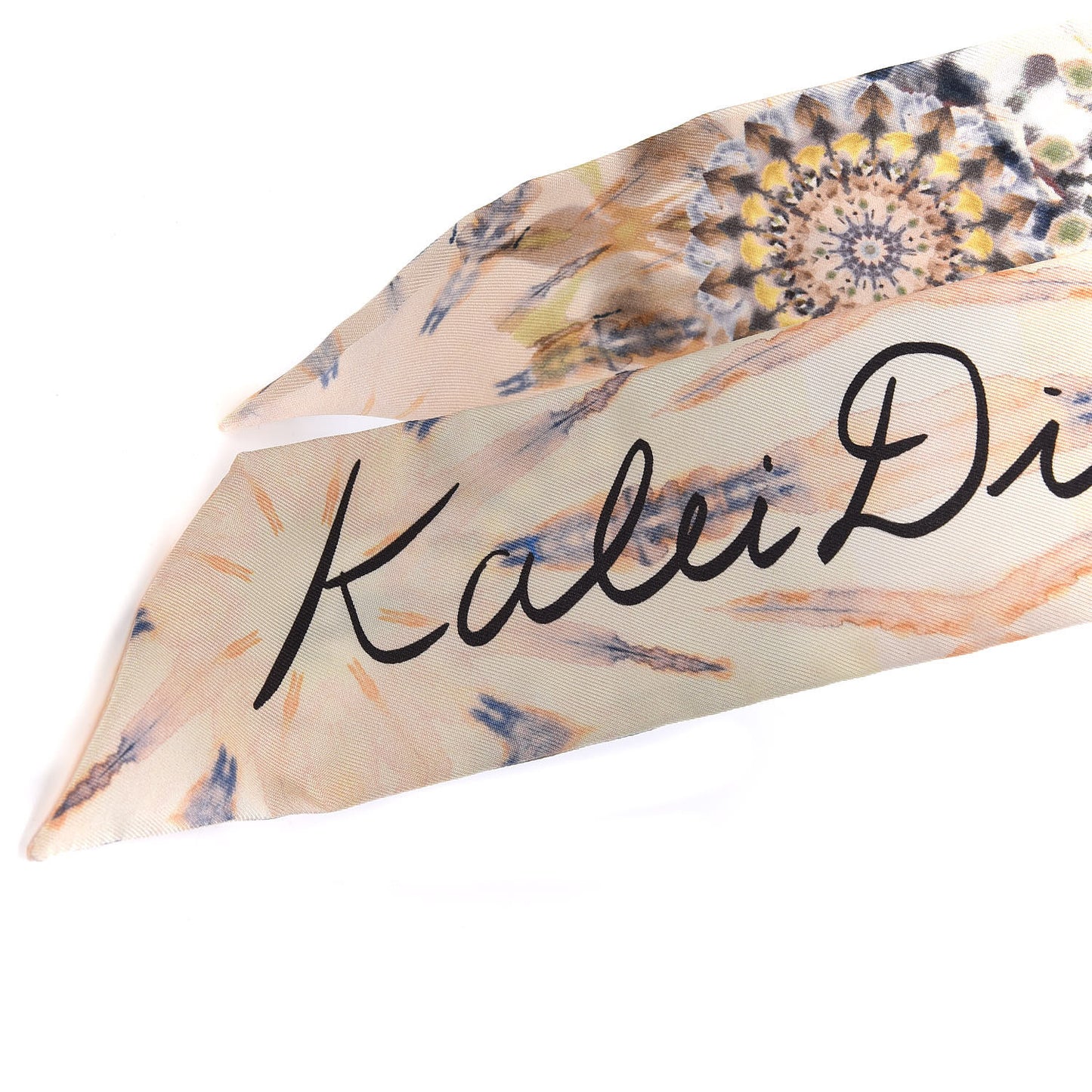 Silk KaleiDiorscopic Mitzah Scarf Dusty Jade