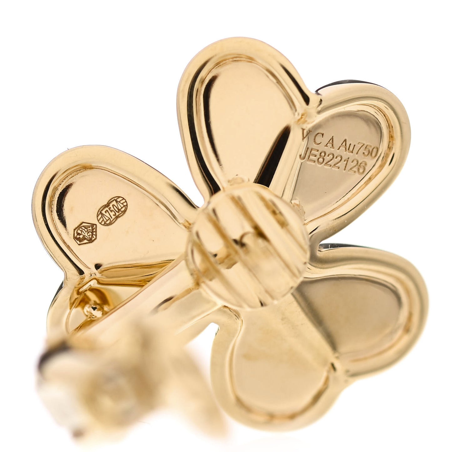 18K Yellow Gold Diamond Small Frivole Earrings
