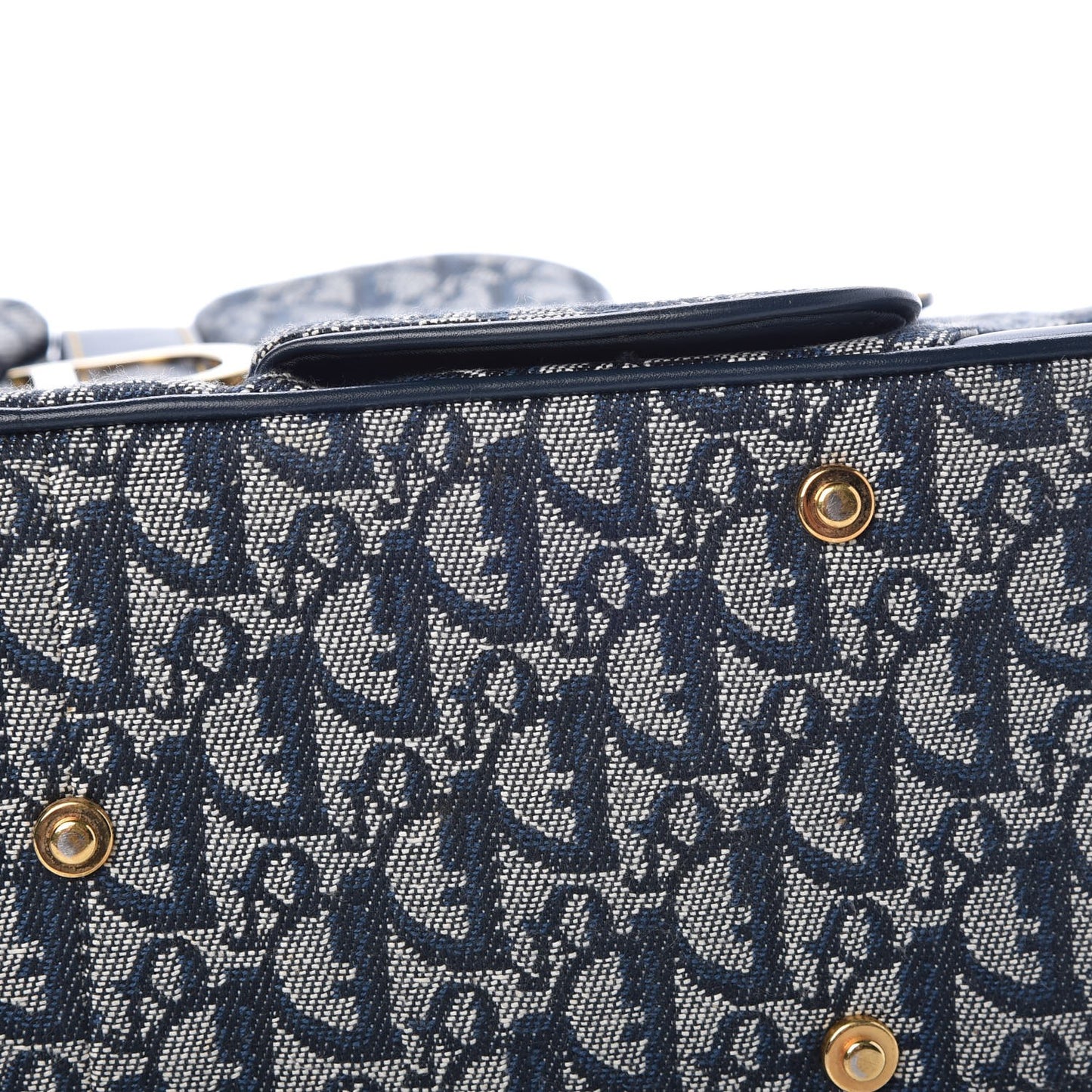 Monogram Saddle Bowler Navy