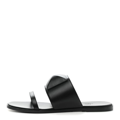 Hermes Nappa Caia Sandals 41 Black 1 of 10