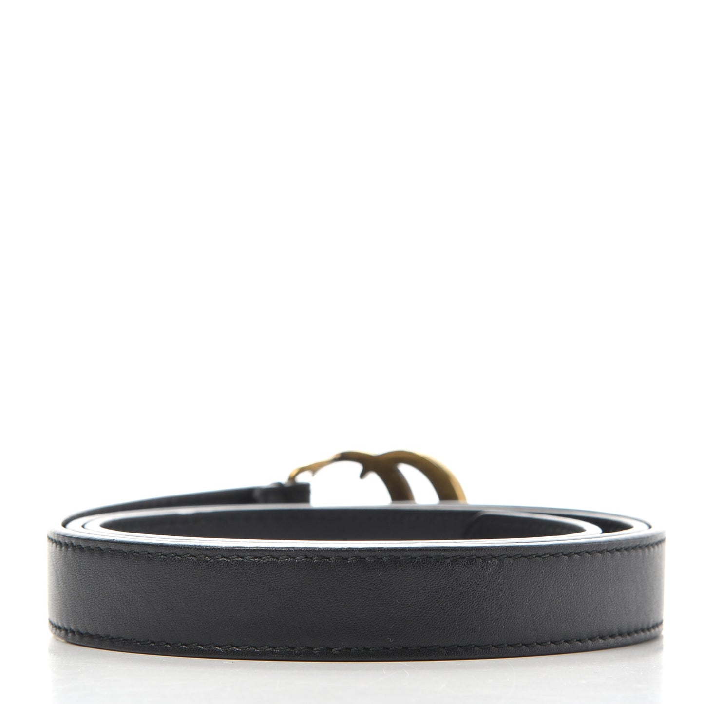 Calfskin Double G 20mm Belt 85 34 Black