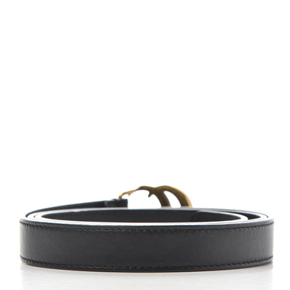Gucci Calfskin Double G 20mm Belt 85 34 Black 2 of 6
