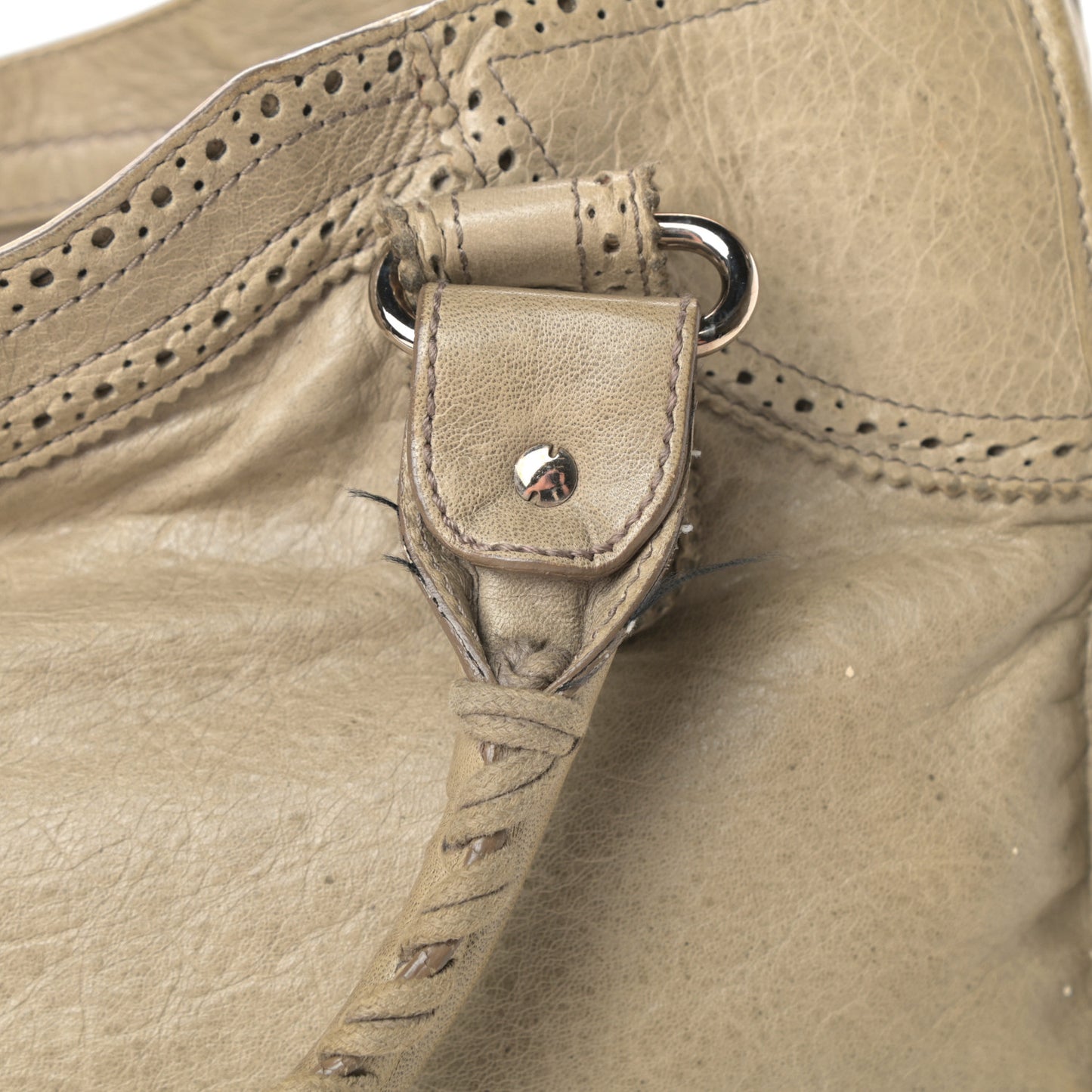 Agneau Giant Brogues Hardware City Praline