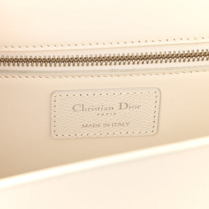 Christian Dior Grained Calfskin 30 Montaigne Chain Flap Bag White 6 of 10
