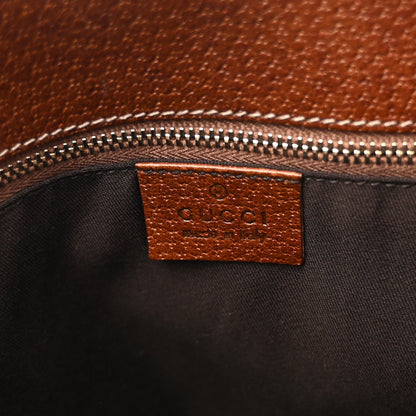 Gucci Monogram Bamboo Handle Bag Brown 6 of 10