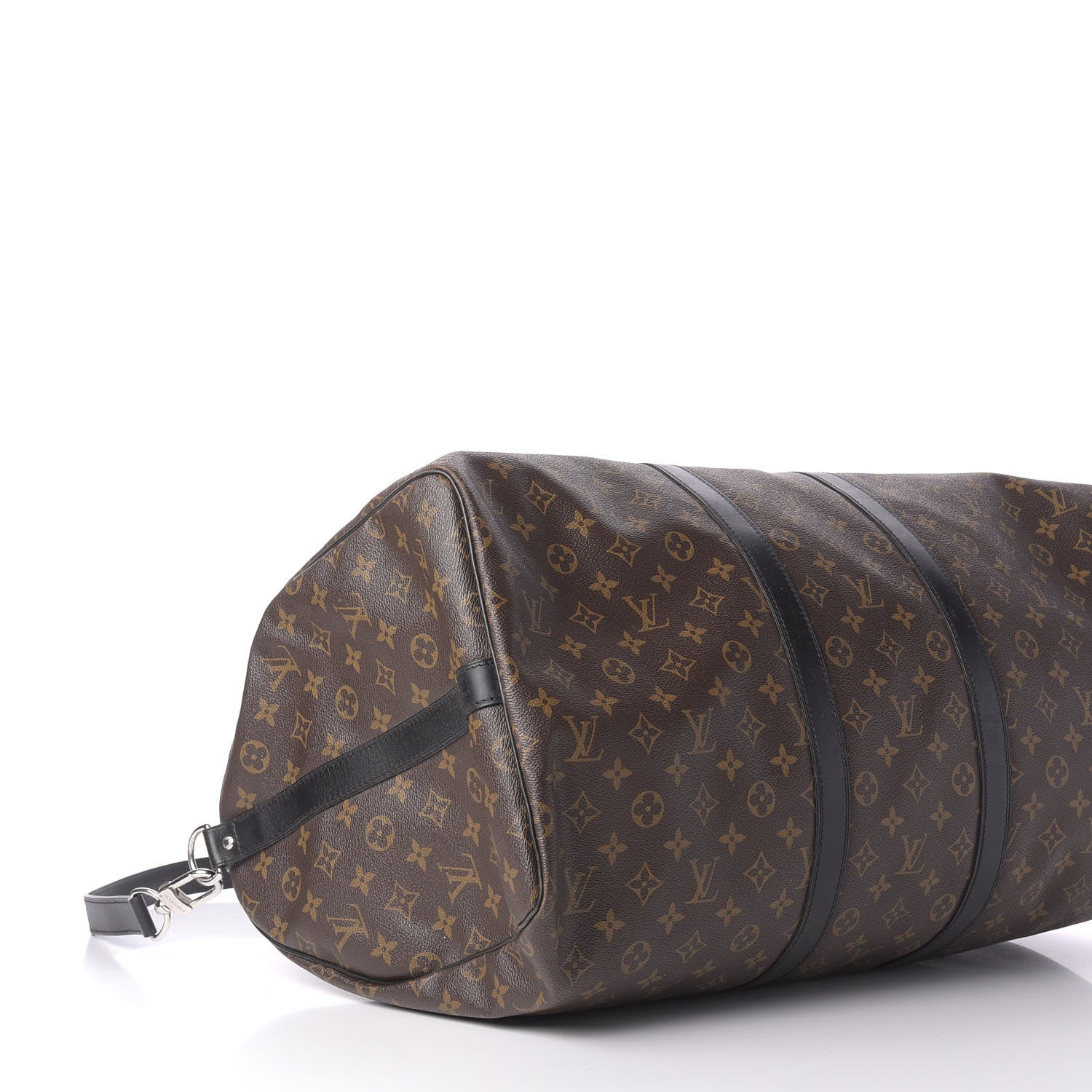 Louis Vuitton Monogram Macassar Keepall Bandouliere 55 5 of 10