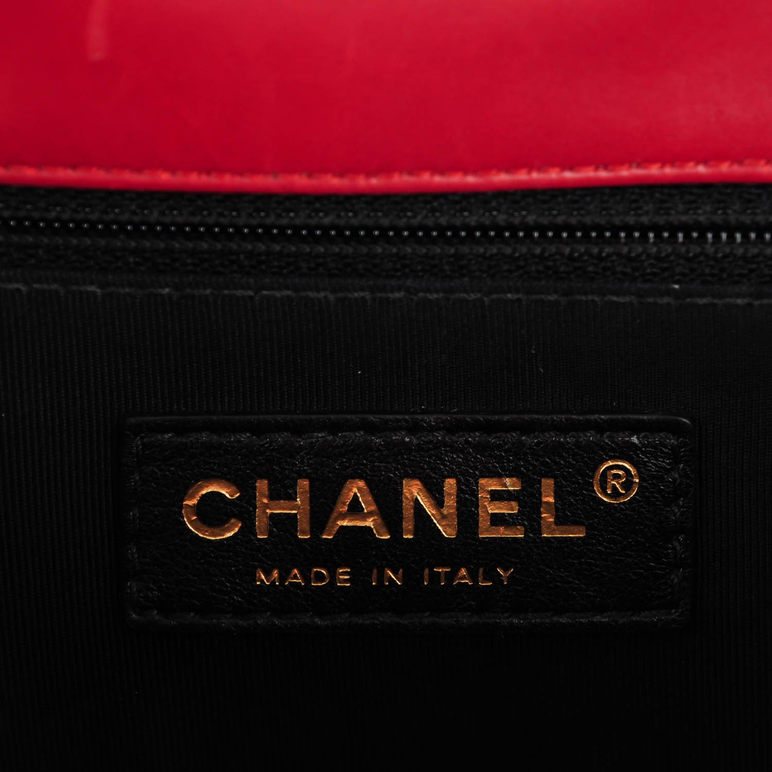 Chanel Glazed Calfskin Medium Boy Flap Red 6 of 7