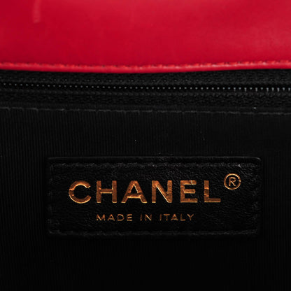 Chanel Glazed Calfskin Medium Boy Flap Red 6 of 7