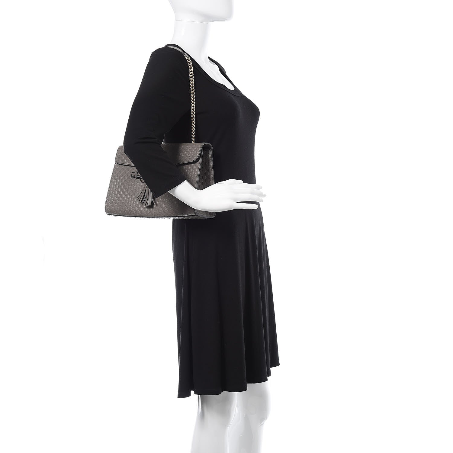 Gucci Soft Microguccissima Medium Emily Chain Shoulder Bag Loess 2 of 10