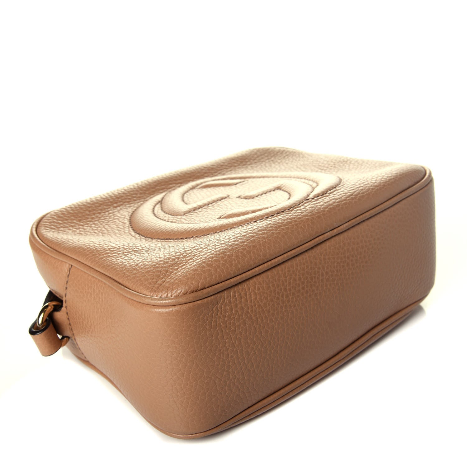 Gucci Pebbled Calfskin Small Soho Disco Bag Rose Beige 4 of 9