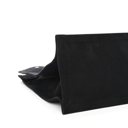 Saint Laurent Linen Calfskin Rive Gauche Tote Black 5 of 9