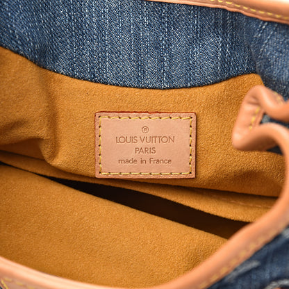 Louis Vuitton Monogram Denim Pleaty Blue 6 of 9