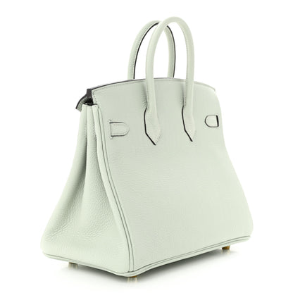 Hermes Togo Birkin 25 Gris Neve 3 of 11