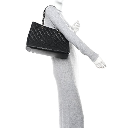 Chanel Caviar Quilted Grand Shopping Tote GST Black 2 of 10