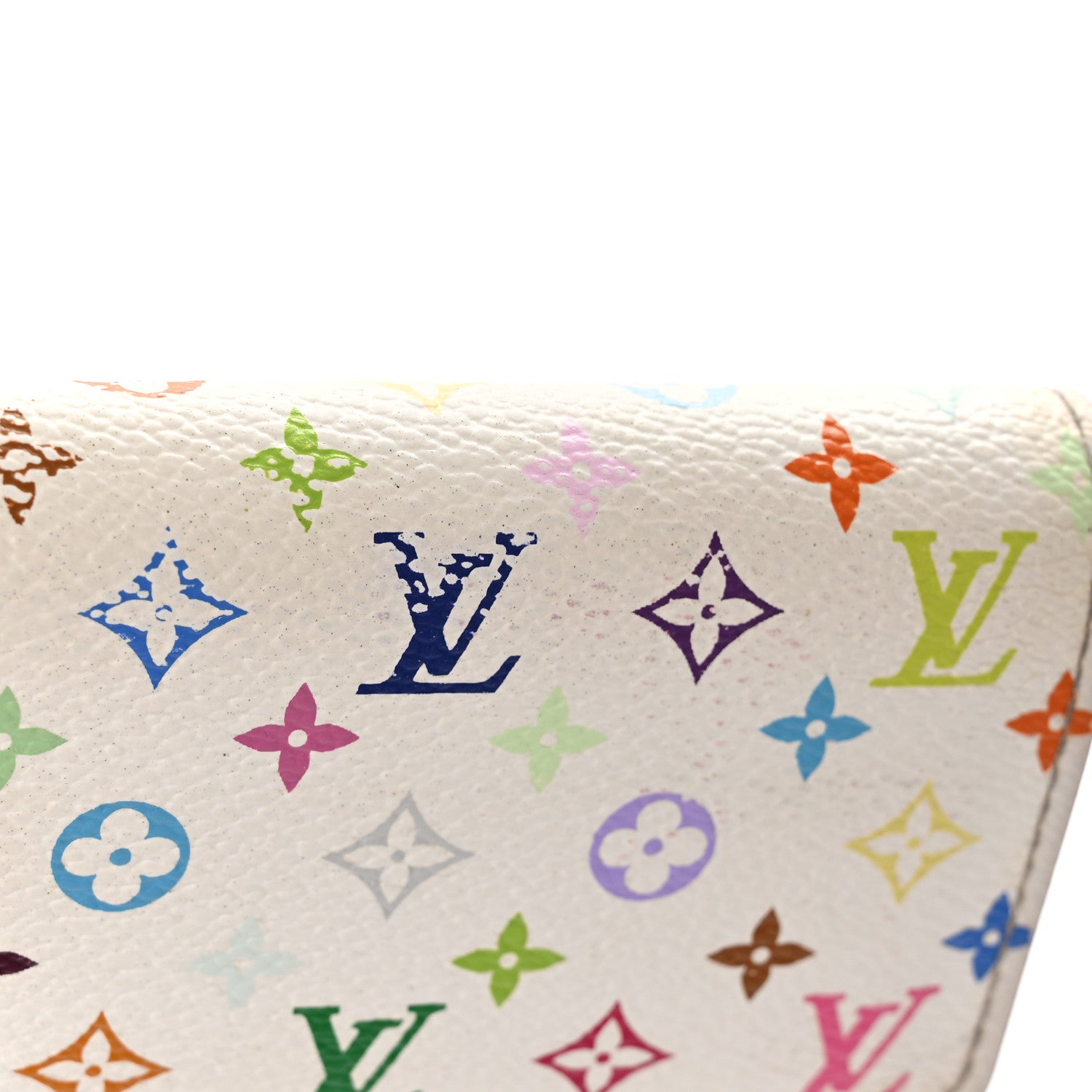 Louis Vuitton Monogram Multicolor Sarah Wallet White 10 of 10
