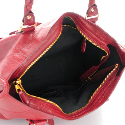 Balenciaga Agneau Giant 12 Gold Hardware City Rouge Cerise 5 of 7