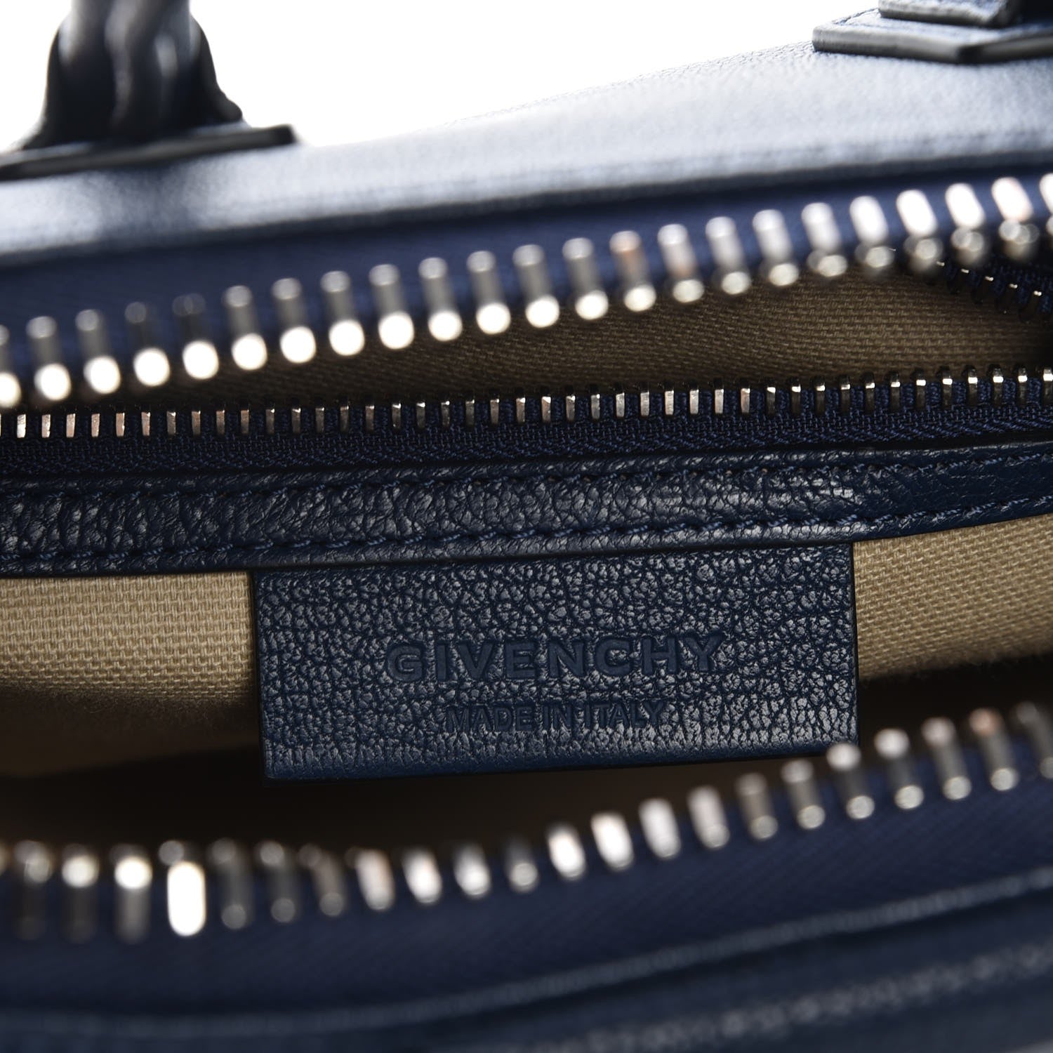 Givenchy Sugar Goatskin Mini Antigona Navy 6 of 7