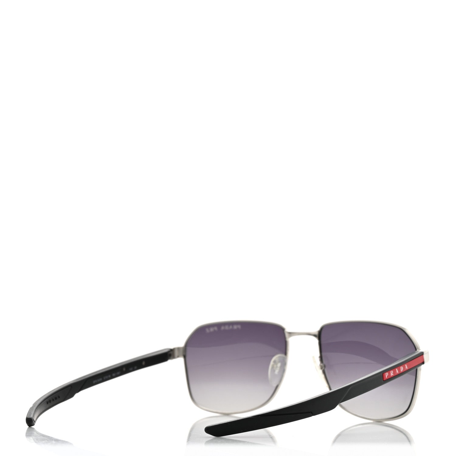 Prada Square Sunglasses SPS 54W Black 5 of 9