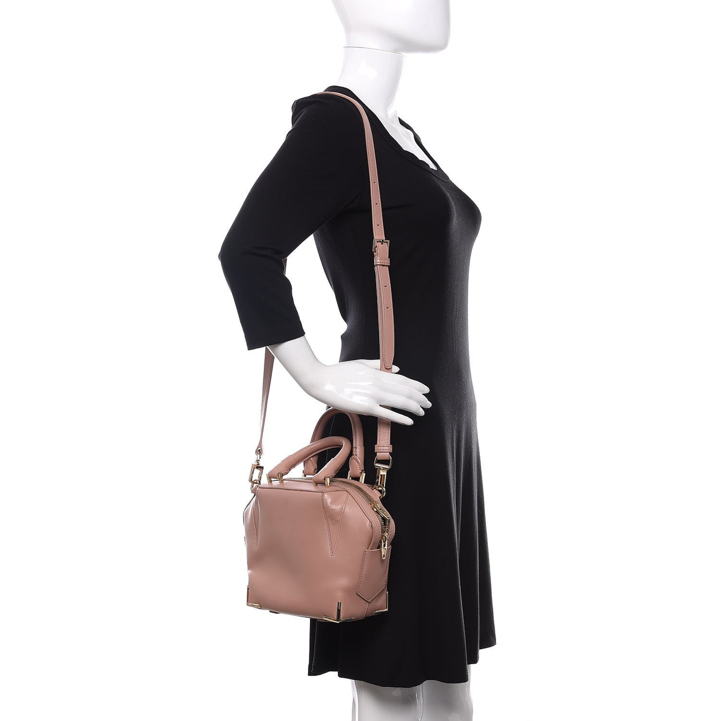 Calfskin Mini Emile Blush Gold Hardware