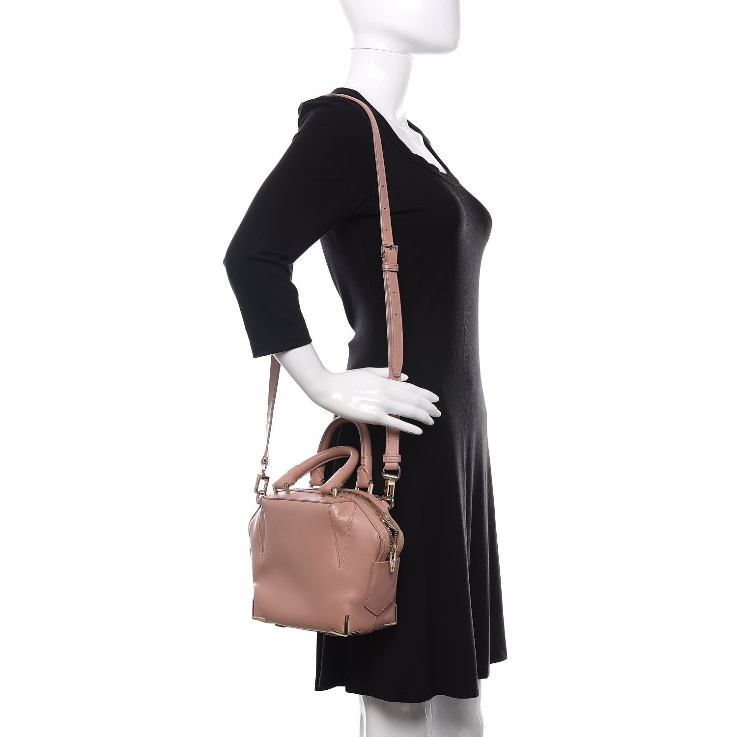 Alexander Wang Calfskin Mini Emile Blush Gold Hardware 2 of 11